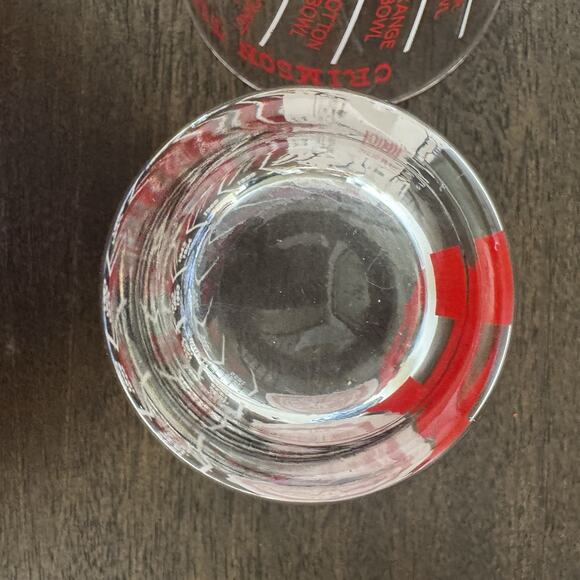 Two Vtg 1961 Alabama Crimson Tide Championship Glass "No. 1 in '61" Roll Tide - Picture 11 of 12